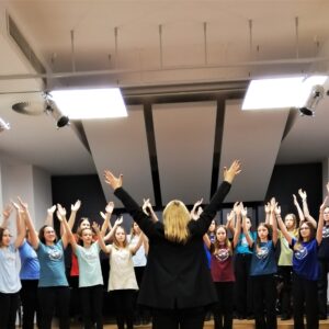 3b Klassenchor der Musikmittelschule Tulln in der Musikschule Krems.